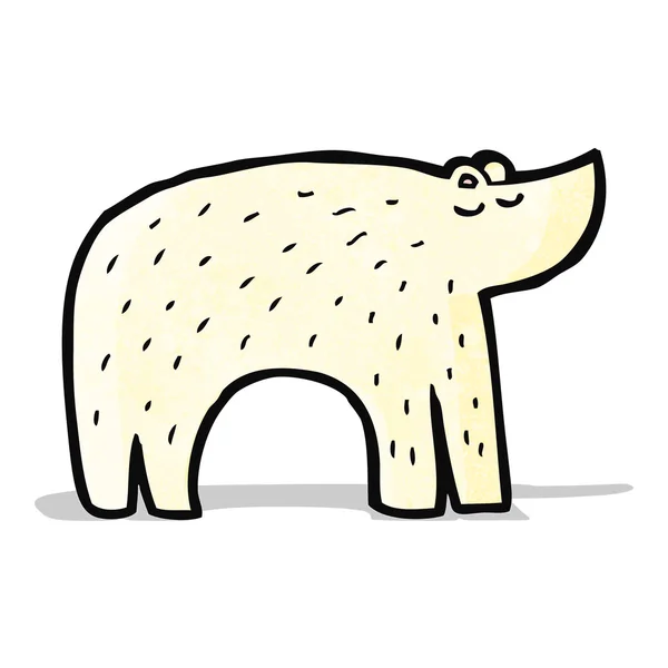 Cartoon polar bear — Stockvector