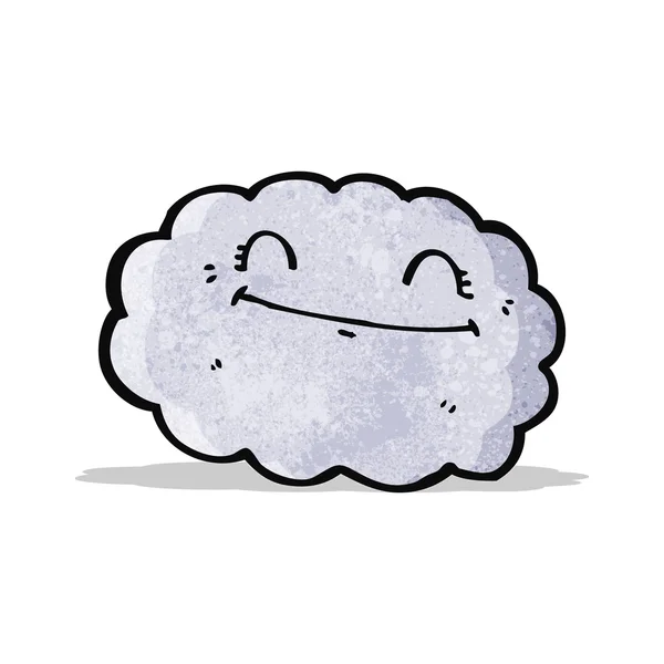 Caractère de dessin animé Cloud — Image vectorielle