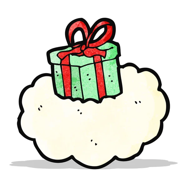 Noel hediyesi bulut — Stok Vektör