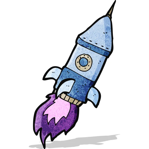 Cartoon-Weltraumrakete — Stockvektor