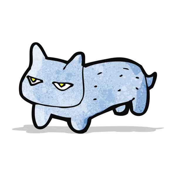 Mürrische Cartoon-Katze — Stockvektor