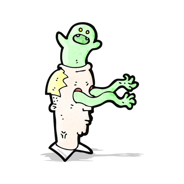 Cartoon man bezeten — Stockvector