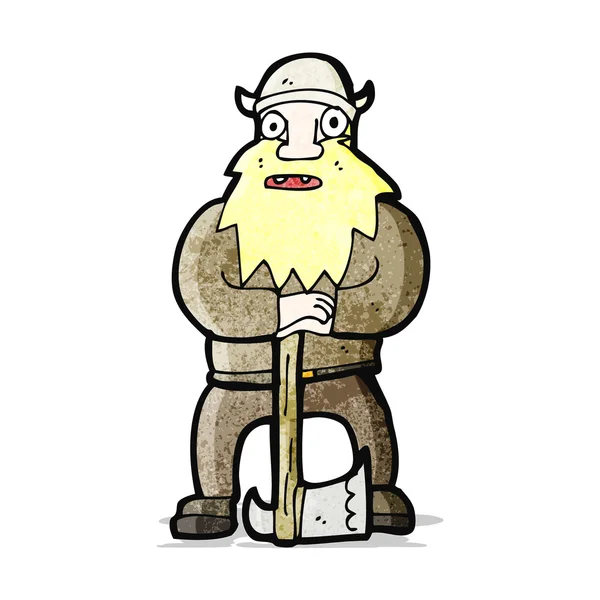 Cartoon viking — Stock vektor