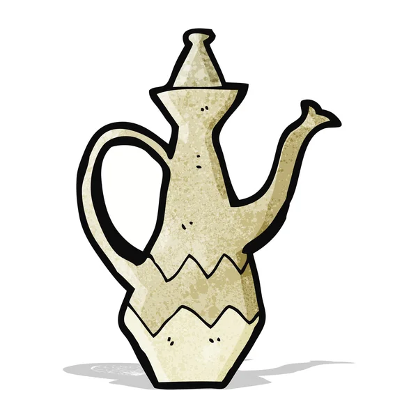 Cartoon koffie pot — Stockvector