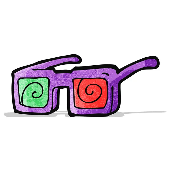Dibujos animados x gafas de rayos — Archivo Imágenes Vectoriales