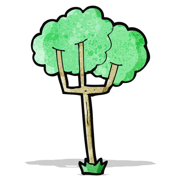 Árbol de dibujos animados — Vector de stock