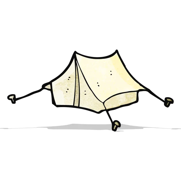 Karikatür çadır — Stok Vektör