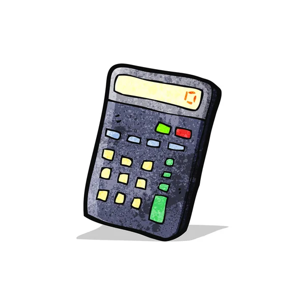 Calculatrice de bande dessinée — Image vectorielle