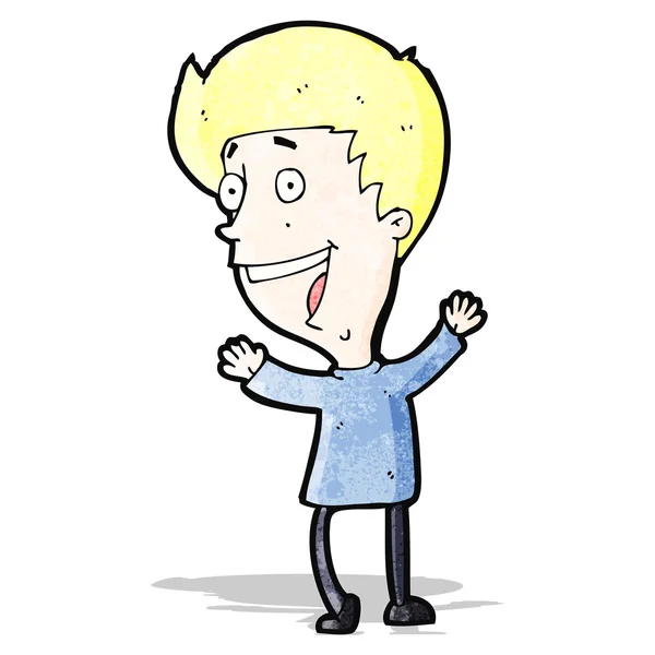 Cartoon glücklicher Junge — Stockvektor