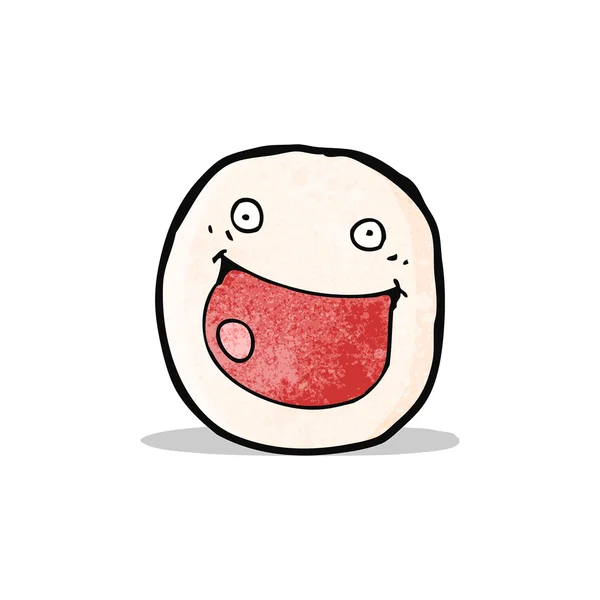 Desene animate Happy Face simbol — Vector de stoc