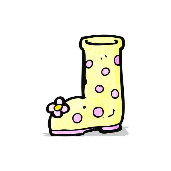 Cartoon wellington boot — Stockvektor