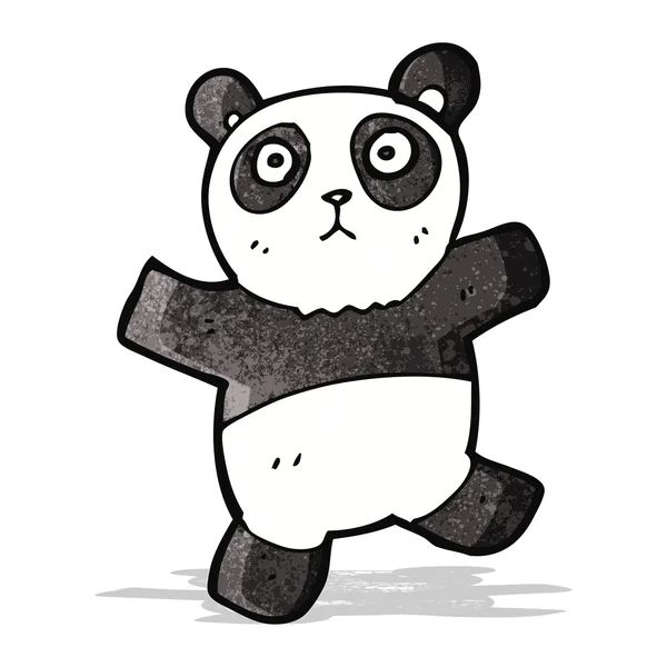 Bonito panda desenhos animados — Vetor de Stock