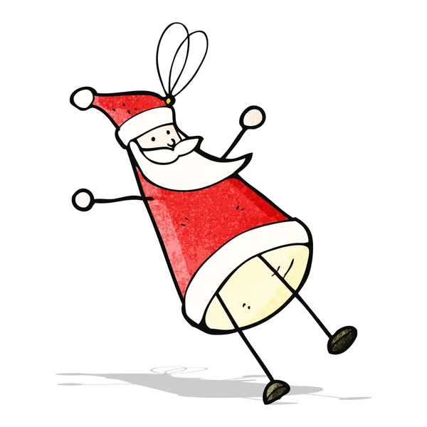 Dessin animé santa claus décoration — Image vectorielle