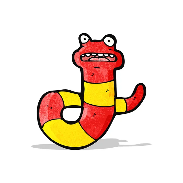 Drôle dessin animé serpent — Image vectorielle