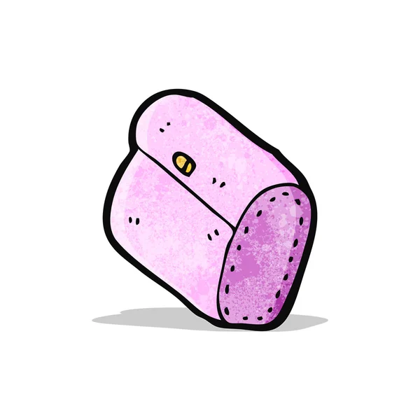 Cartoon pink briefcase — Stock Vector