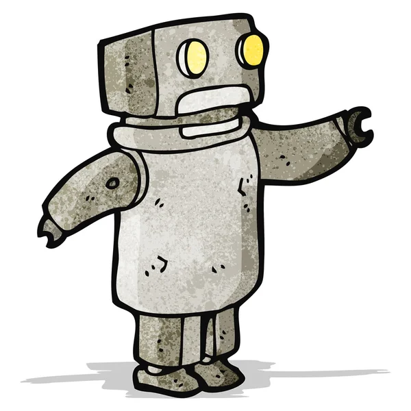 Robot de dibujos animados — Vector de stock