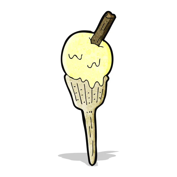 Dibujos animados helado — Vector de stock