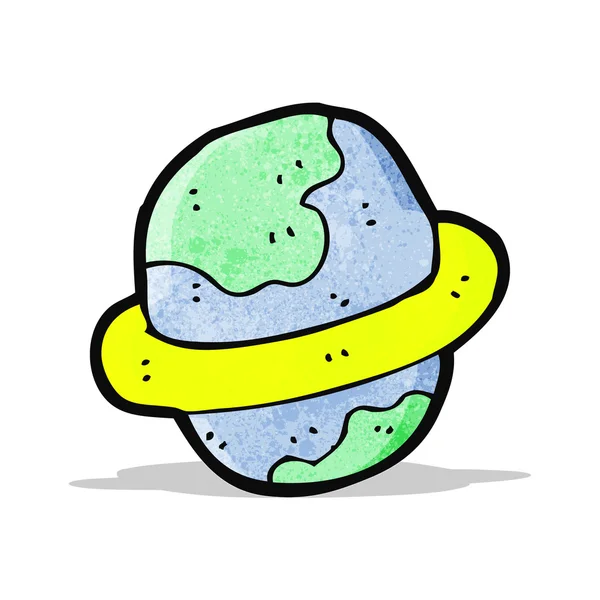 Cartoon planeet — Stockvector