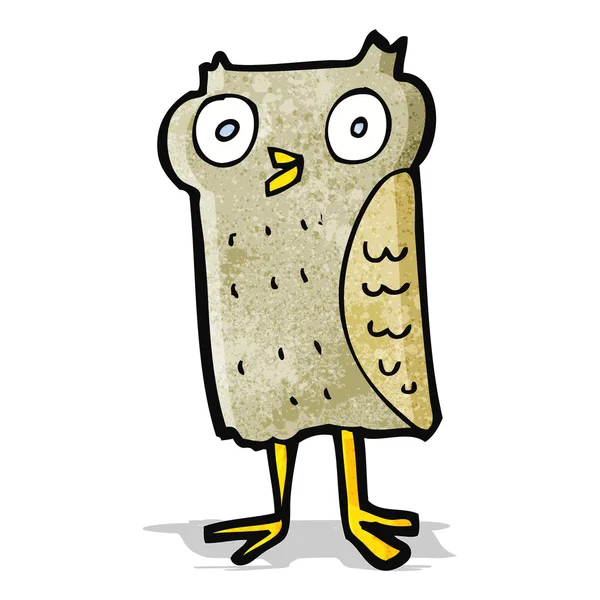 Funny little owl cartoon Royalty Free Stock Illustrations