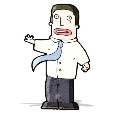 çizgi film office adam