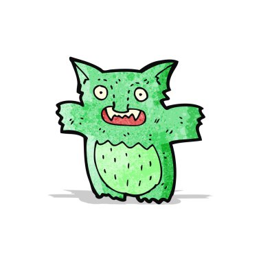 çizgi film küçük yeşil cin