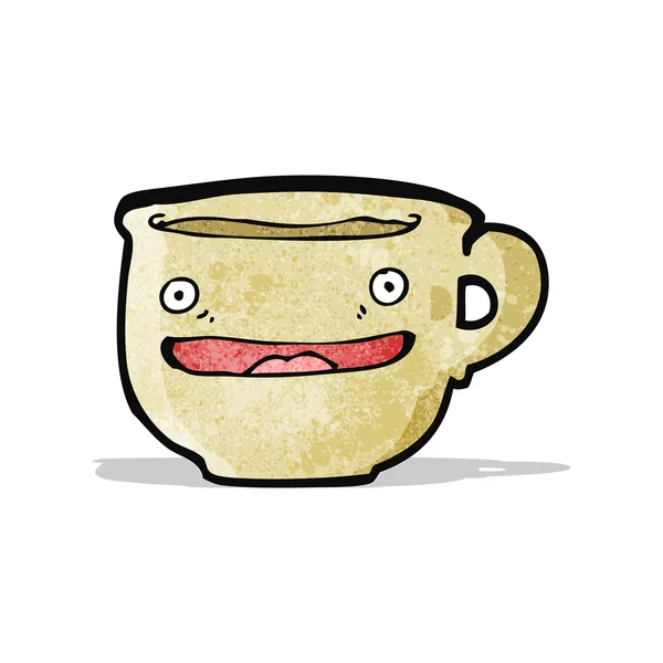 Karikatur-Kaffeetasse — Stockvektor