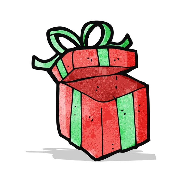 Kreslené vánoční dárek — Stockový vektor
