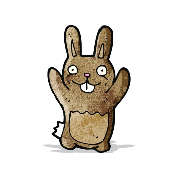 Dibujos animados conejo loco — Archivo Imágenes Vectoriales