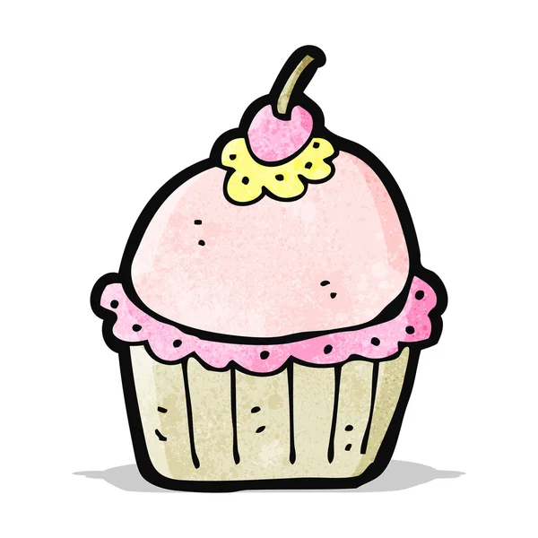 Cupcake de bande dessinée — Image vectorielle