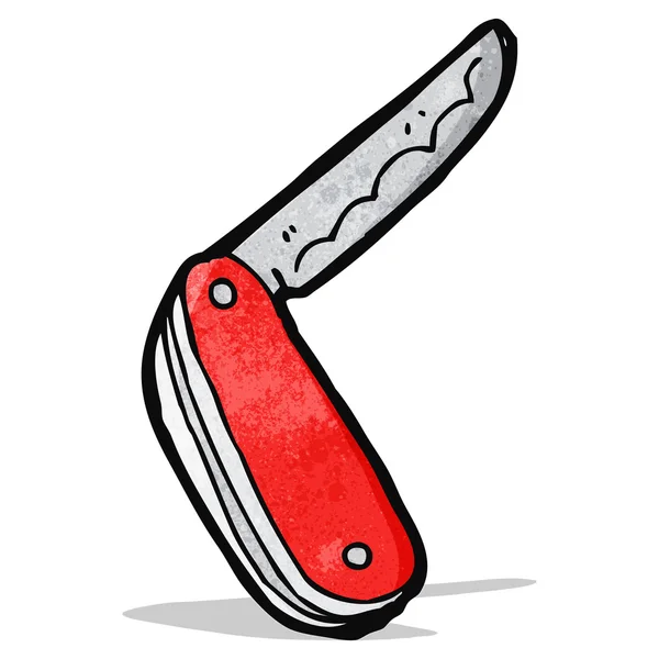 Cartoon pocket knife — Stock Vector