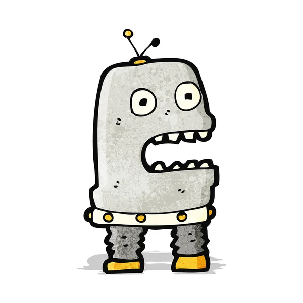 Robot de dibujos animados — Archivo Imágenes Vectoriales