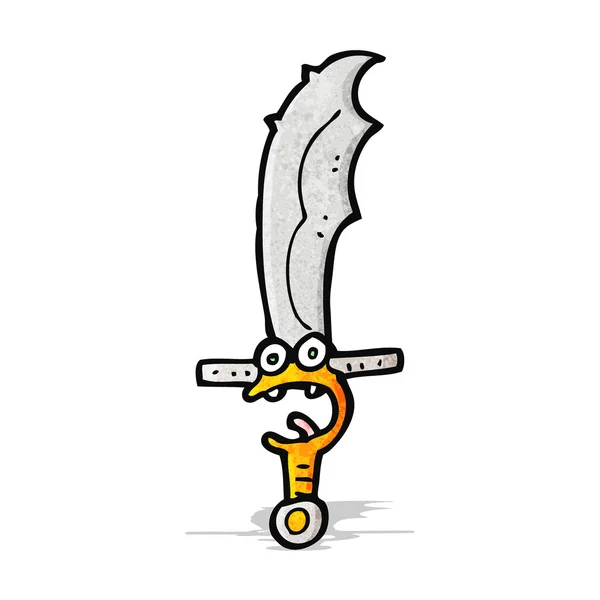 Cartoon svärd — Stock vektor