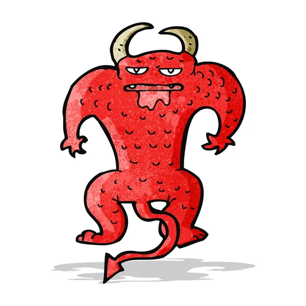 Cartoon demon — Stock Vector