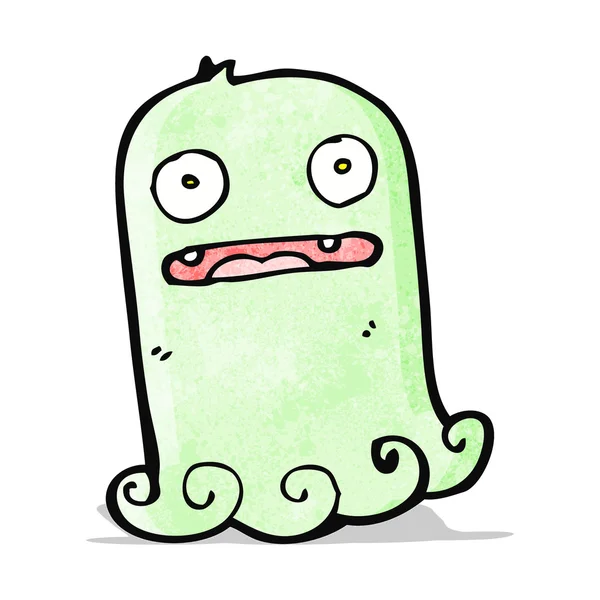 Fantasma asustadizo de dibujos animados — Vector de stock