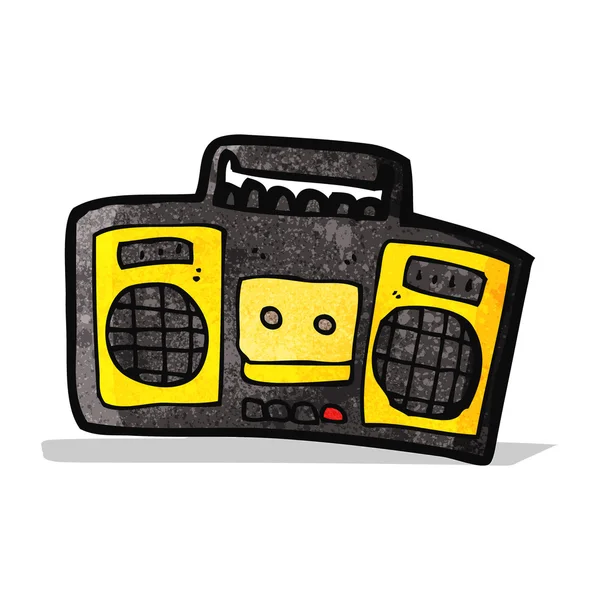 Rádio dos desenhos animados — Vetor de Stock