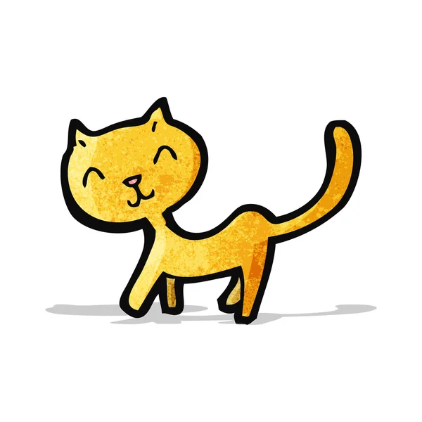 Gatinho dos desenhos animados — Vetor de Stock