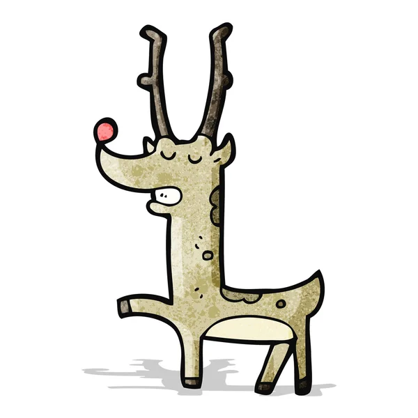 Fier dessin animé de rennes — Image vectorielle