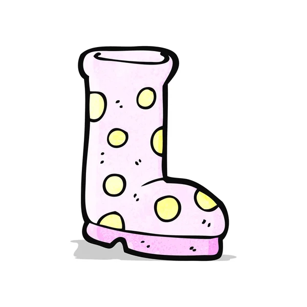 Cartoon wellington boot — Stockvector