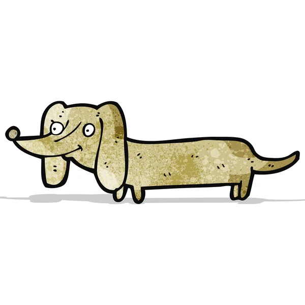 Pequeño perro de dibujos animados — Vector de stock