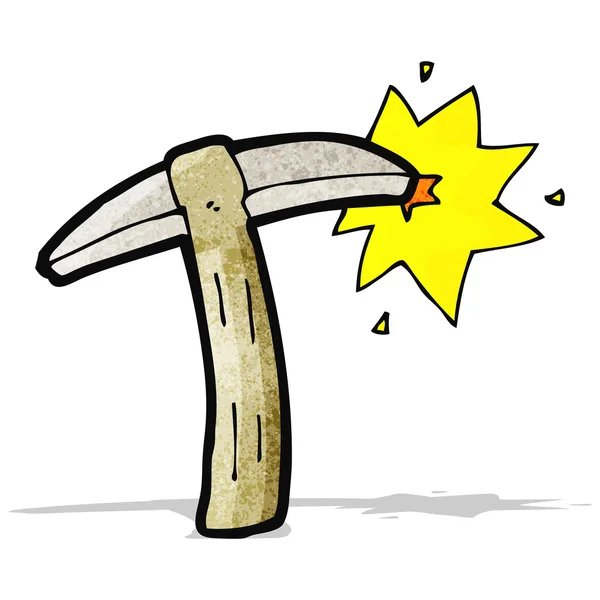 Cartoon pick axe — Stock Vector