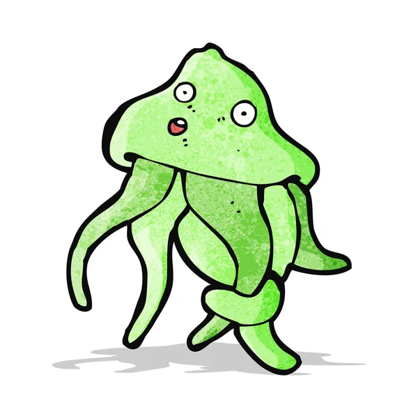 Cartoon squid — Stock vektor