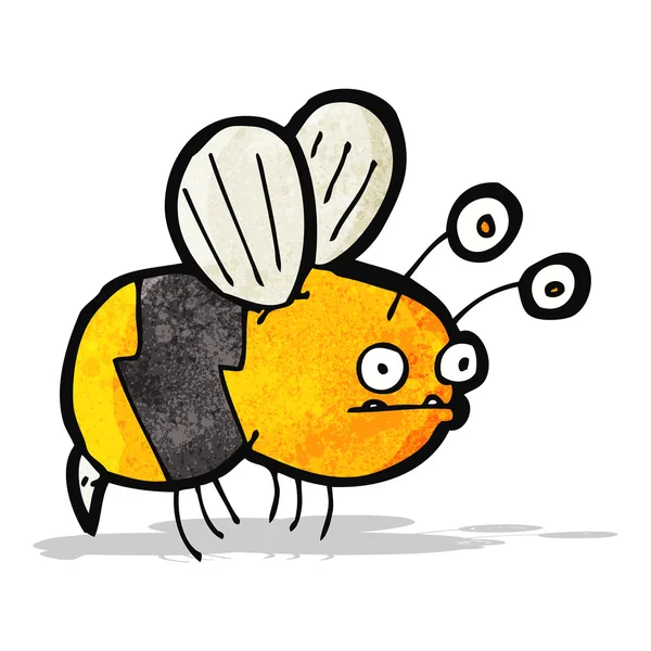 Grappige cartoon bee — Stockvector