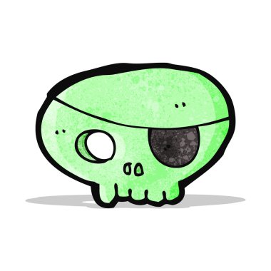 çizgi film korkunç korsan kafatası