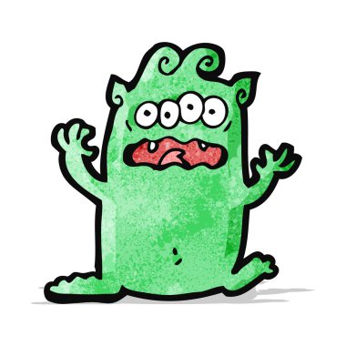 komik küçük uzay canavarı 