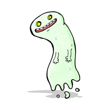 komik ürkütücü hayalet çizgi film