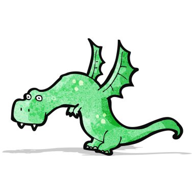 komik karikatür dragon