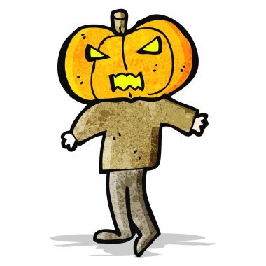 karikatür Kabak kafa adam