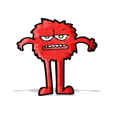 karikatür komik canavar