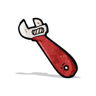 karikatür ayarlanabilir anahtarı