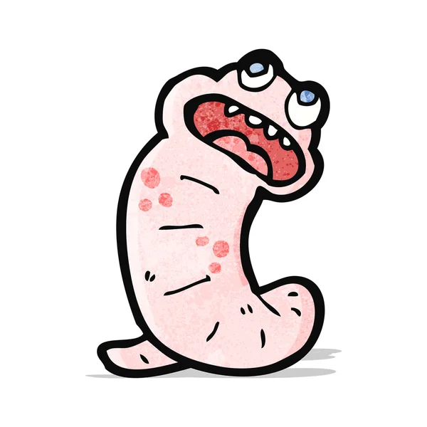 Cartoon worm — Stockvector